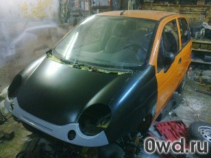 Битый автомобиль Daewoo Matiz